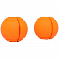 Комплект расширителей хвата Star Fit BB-111, D25 мм, сфера, оранжевый, 2 шт. 120_120