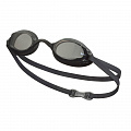 Очки для плавания Nike Legacy, NESSD131014, дымчатые линзы, FINA, смен.пер., черная оправа 120_120