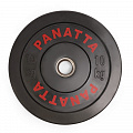 Бампированный черный диск 10 кг Panatta 2CZ4010 120_120