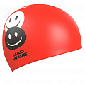 Юниорская силиконовая шапочка Mad Wave Emoji M0573 08 0 05W красный 120_120